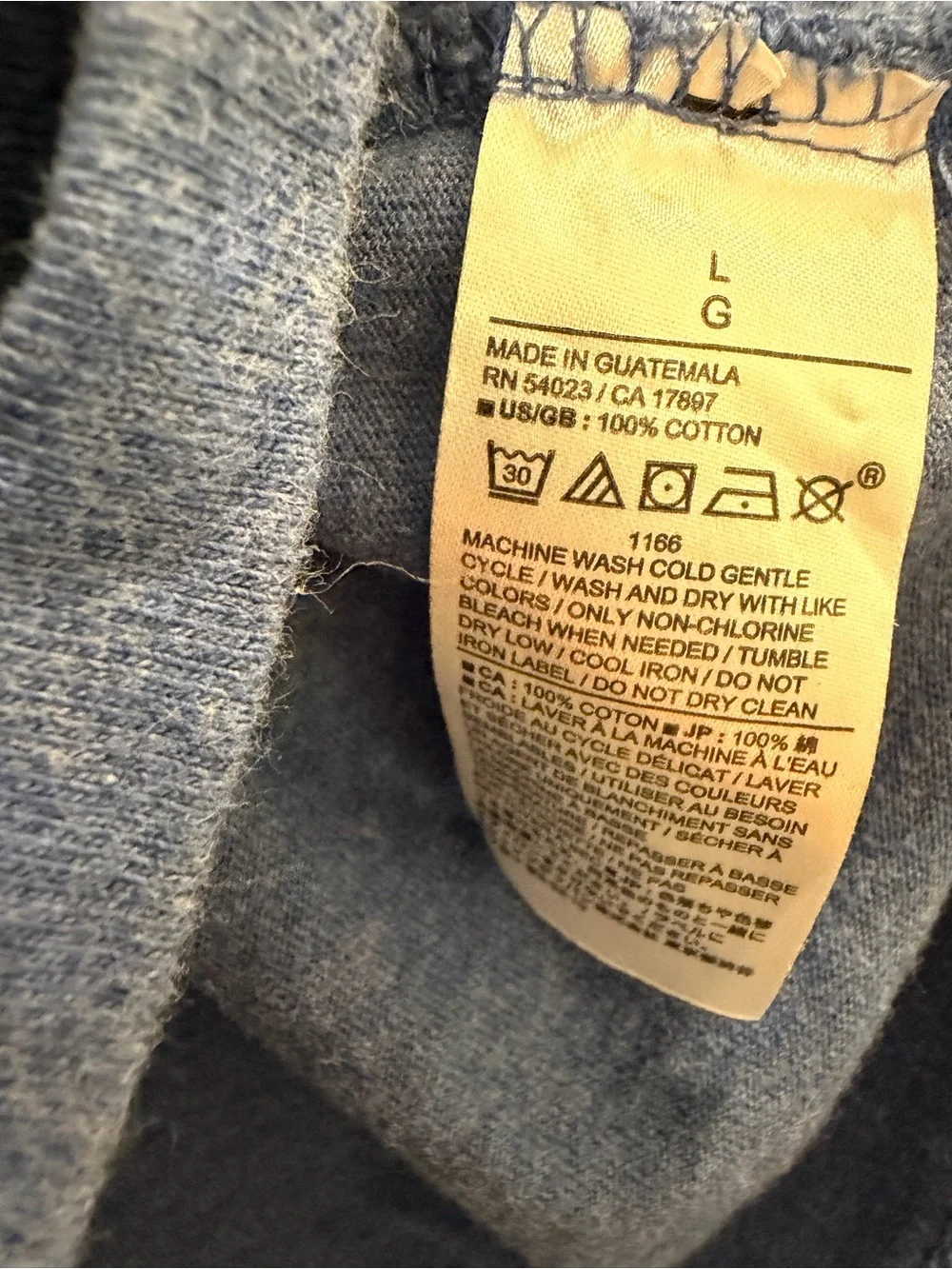 Banana Republic Men's Light Blue Crewneck Short Sleeve Tee